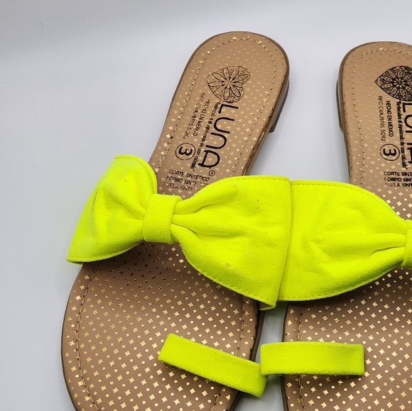 Brand New Neon Sandals for Adults in Size 6 - Picture 2 of 4